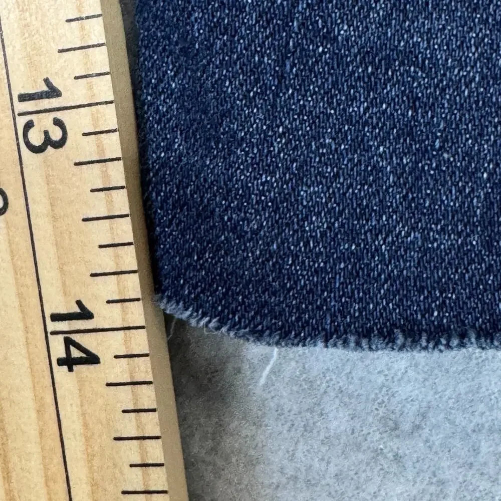 Levi's 511 Slim Stretch Denim Shorts Dark Blue Raw Hem Men's 46 ** READ **